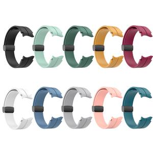 갤럭시워치6클래식 날개형 디버클 스트랩 자석식 실리콘 스포츠밴드 43mm 47mm