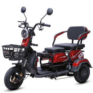 성인용 세발 자전거 전기 전동 삼륜 삼발이 바이크 2인용 세발자전거 마실 장보기