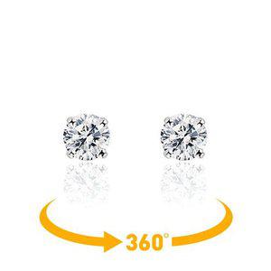 [다이아마트]우신 F칼라 1부 다이아귀걸이 리브 SDE005