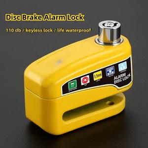 오토바이 바이크 도난 방지 잠금 락 알람 보호 자물쇠 자전거 방수 브레이크 장치 안전 스쿠터 휠 디스크