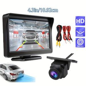 룸미러 블랙박스 3인치 LCD 모니터 디스플레이 후방 카메라 키트 1세트 픽업 트럭 세단 모터 SUV RV용 범용