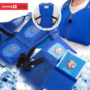 스위스캠프 쿨 아이스 조끼 다용도 쿨러백 냉매 시원한 쿨링 쿨조끼 여름 야외 작업복