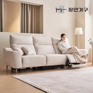 장인가구 오실리아 3인용 4인용 양방향 전동 리클라이너 패브릭 소파 모음전