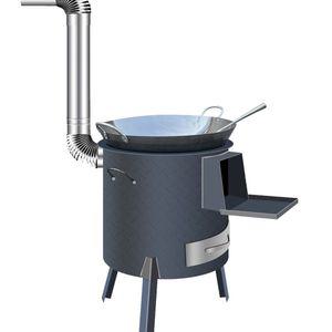 드럼통 소각로 화목 파티 펠릿 통 야외 스텐 화덕 소형 캠핑 난로