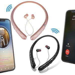 넥밴드 헤드셋 방수 운동 헤드폰 Bluetooth 호환5.0 사무용 스포츠용 소음 차단 개폐식 이어버드