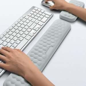 키보드 마우스 손목 받침대 팜레스트 세트 텐키리스 쿠션 거치대 컴퓨터 보호 패드 게이밍 풀배열 보호대