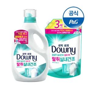 다우니 세탁세제 탈취실내건조/퍼펙트딥클린 본품+리필 세트