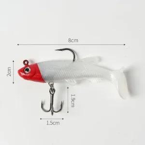 낚시미끼 웨이트훅 쉐드웜 루어 지그헤드 갈치 (WFGUHHO)