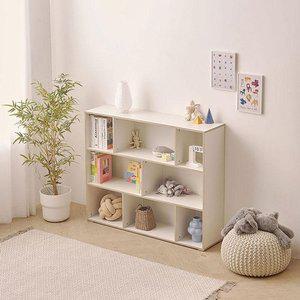 도담 E0키즈 주니어 1200 3단 장난감 정리장 거실장 교구장 DO5115R (착불)