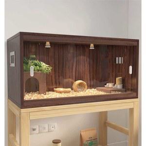 햄스터 고슴도치 기니피그 케이지 애완용 중형 햄스터집 토끼모양 72x72x37cm