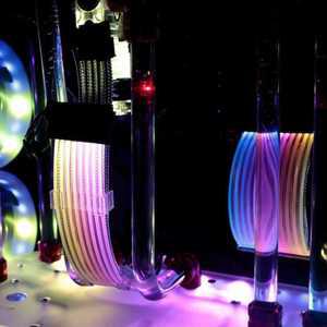 rgb슬리빙케이블 3세대 조립식 커스텀 연장선 LED 슬리빙케이블 몬스타 플러스 네온컬러