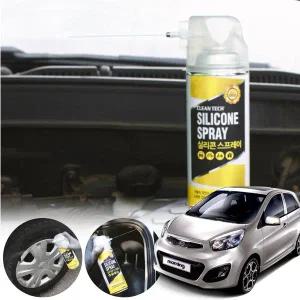 모닝(올뉴)(11~) 크린텍 실리콘 스프레이 420ml 내장재색상복원 고무경화방지 타이어광택
