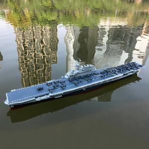 취미 수집품 1/200 RC 항공 모함 USS Yorktown 선박 모델 CV-5 해군 전함 키트 DIY 원격 제어 전기 장난감