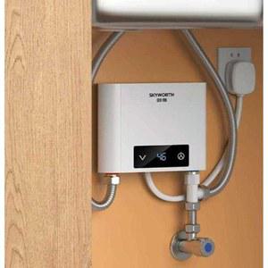 급속 미니 온수기 소형 5L 샤워기 은색 블루 보일러 카페 3500 캠핑