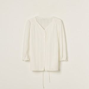 [AK수원점] [로엠] 브이넥 스트랩 블라우스 RMBLF25R98