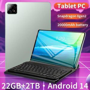 글로벌 버전 Pad 7S Pro 태블릿 안드로이드 14 스냅드래곤 8 Gen 2 22GB+2TB GPS 5G WiFi 듀얼 SIM 4K HD