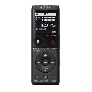[소니공식스토어]  SONY ICD-UX570 블랙 휴대용 보이스 레코더 강의용 녹음기 고성능 방송용 유튜브 마이크