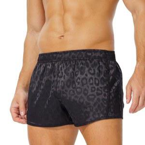 FIROTTII 남성용 3인치 새틴 복서 실크 슬립 라운지 반바지 잠옷 하의