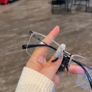 남자 안경테 패션 티타늄 하금테 변호사 안경태 사각