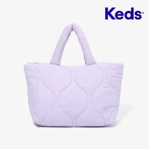 Keds 웨이브 패딩 토트백_KD3BCF6102FLVD