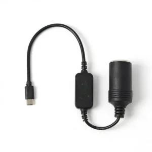 차량 잭 C타입 충전기 어댑터 변환케이블 시거잭 12v DC 어답터