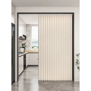 접이식커텐 자바라 방수 칸막이 커튼 도어 단일 접이식 메모 단일 파티션 불포함 주름문 미백색 커튼철링