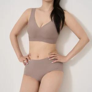 티안나는 매끈핏 노와이어 브라 팬티 세트 83382 빅사이즈 여성의류