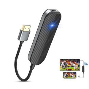 4K 1080P 무선 HDMI 디스플레이 어댑터, WiFi 스트리밍 영화, i-Phone, i-Pad, Android, 태블릿, 노트북, 윈도우 투 HDTV/모니터/프로젝터, 호환 미라캐스트, 에어플레이, DLNA 표시