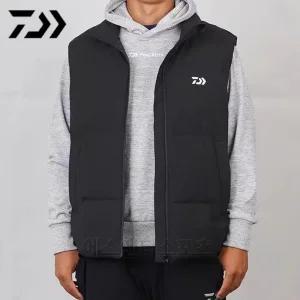 다이와 DAIWA 2025 경량 구스다운 패딩 조끼 DE-6125CS 겨울 낚시 방한 방풍