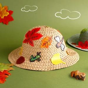 아트랄라 가을담은 밀짚모자 꾸미기 스티커포함 만들기 재료