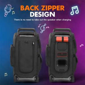 JBL PARTYBOX 520 스피커용 휴대용 먼지 케이스 (마이크 포켓 포함) 보관 파티 양면 커버