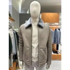 [갤러리아] [타임월드]바쏘 F/W 베이지 양털 무스탕 점퍼 BSY4UA74ABG