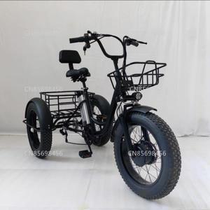 지행 20인치 접이식 팻 타이어 전기 삼륜 자전거 페달 스노우 리튬