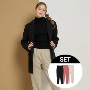 [1+1+1]카카오프렌즈 여성 기모 조거 팬츠