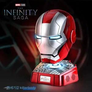 자비스 MK5 전동 아이언맨 헬멧 변형 마스크 사운드 제어