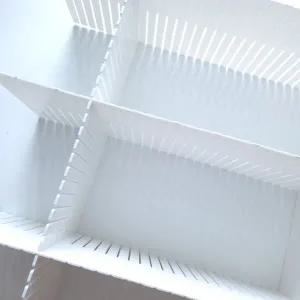 길이조절 서랍칸막이 38x11cm 5개 화이트