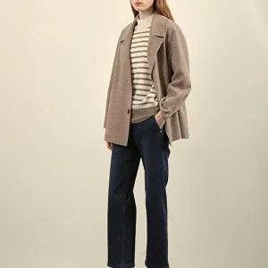 [셀러허브 1]올리비아로렌 HC19 핸드메이드 하프코트  VOCEA4W9441