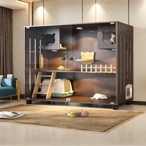 고양이 호텔장 대형 캣빌라 격리장 놀이터 사육장 호텔 고양이빌라 빌라 캣타워 펜스 철장