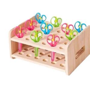 가위꽂이 보관함 유치원 도구 미술 랙 볼펜 연필 랙