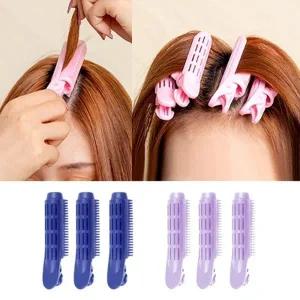 [나인쇼핑] 뿌리볼륨 집게3p세트 뿌리펌 뿌리집게 구르프 헤어롤 파마롤 헤어집게 정수리볼륨 집게