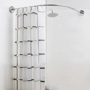 키밍 무타공 코너 샤워커튼봉 ㄱ자 길이조절 화장실