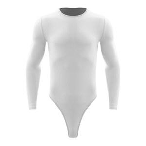 와이닝 남성 긴팔 맨키니 바디수트 수영복 하이컷 통 레오타드 탑 운동 속옷