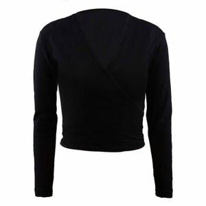 발레 랩 탑 댄스 코튼 긴팔 셀프 타이 가디건 여아용