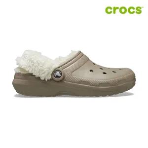 [크록스 정품] 클래식 플리스 라인드 클로그 공용 털샌들 211396-195