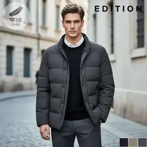 [에디션] 스탠드 카라 퀼팅 덕다운 패딩점퍼 (NED4KP1602)