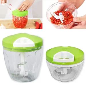 3날 5날 만능 다지기 편리한 멀티분쇄기 수동믹서기 스핀 슬라이서 야채 고기 마늘다지기
