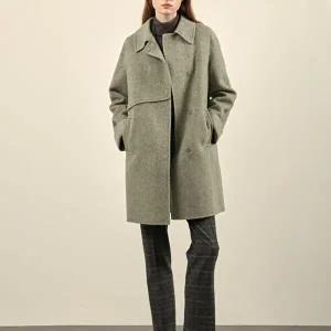 [셀러허브 1]OLIVIALAUREN DP02 겨울코트 겨울세미오버핏코트로스텐카라핸드메이드입니다 VOC  EA4W  A111