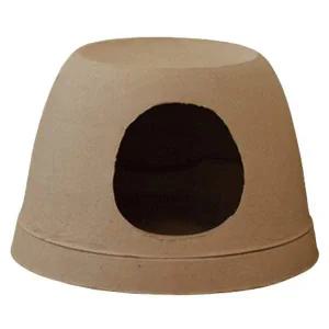 [콩심팥심]고양이 동굴형 종이 스크래쳐 하우스 1P 방석 숨숨집