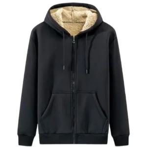 남녀공용 양털기모 후드집업 점퍼 보온성 좋은 겨울 데일리 캐주얼 후리스 무지집업