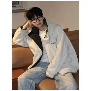 [AK플라자] [후아유] 공용 Reversible Warm-Up Jacket WHJJF4T13U